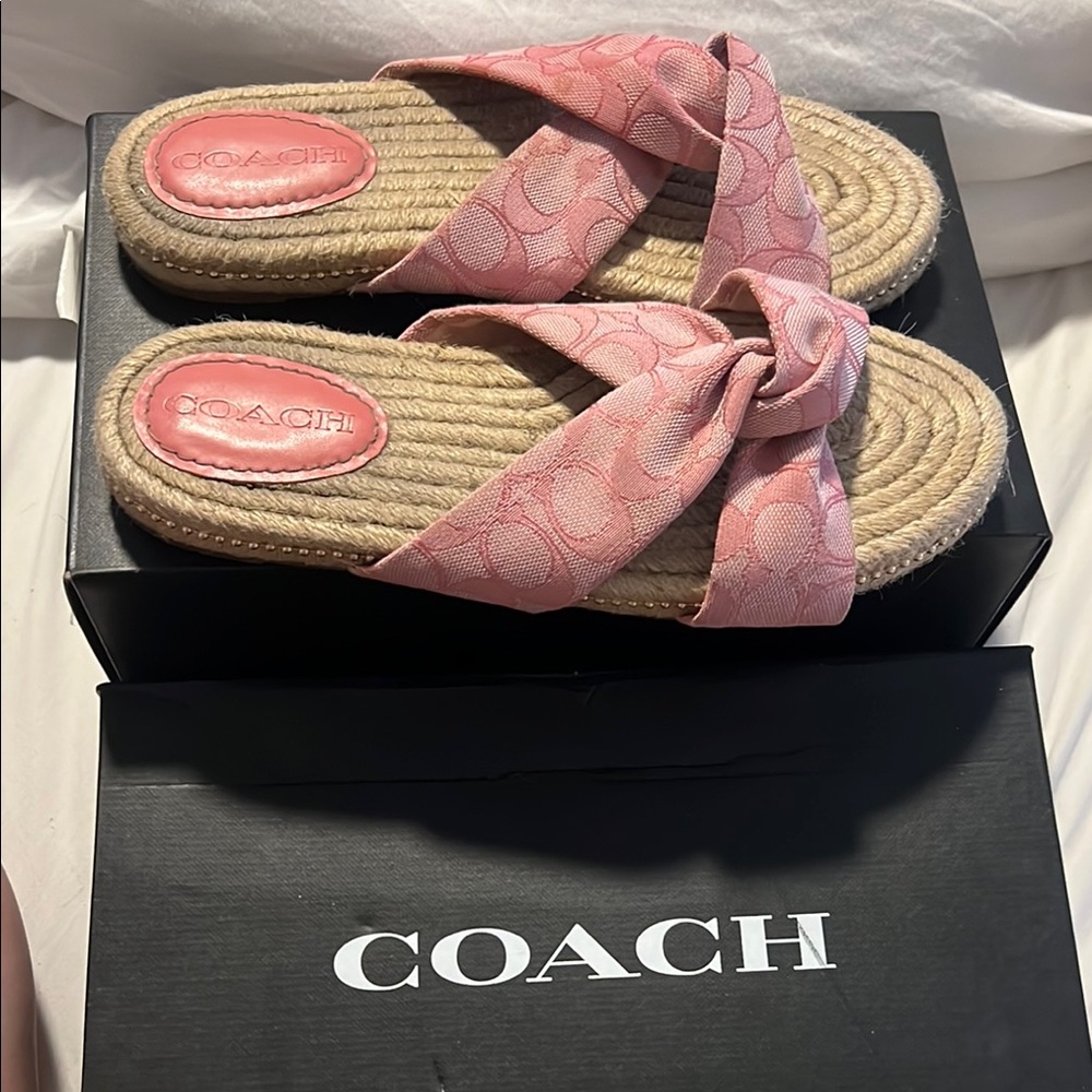 Coach Pink Women's Sandals